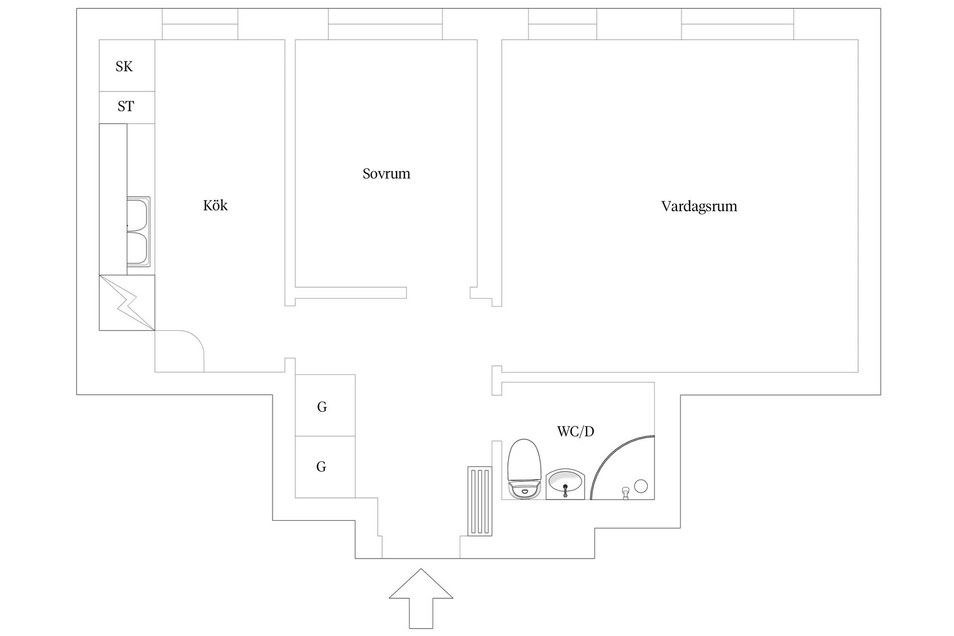 Bostadsrätt, Hantverkargatan 40A, Landskrona - Centrum, Landskrona