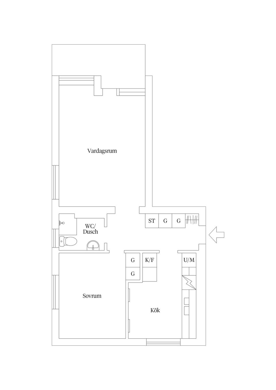Bostadsrätt, Kungsgårdsvägen 24A, Skälby , Kalmar