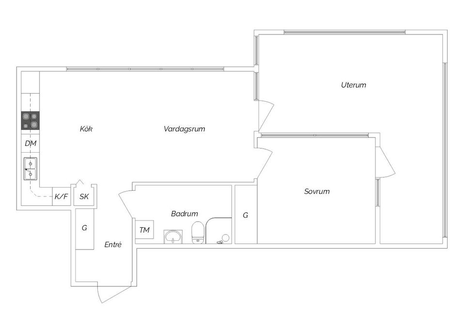 Bostadsrätt, Solskensvägen 1, Ale