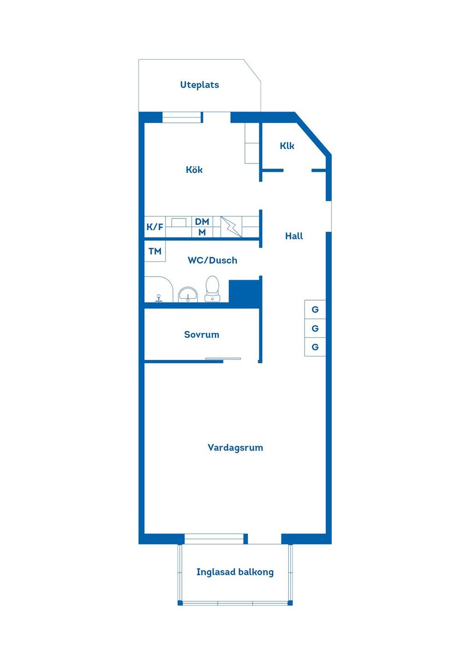 Bostadsrätt, Ruddammsgatan 50, Gävle Centrum, Gävle