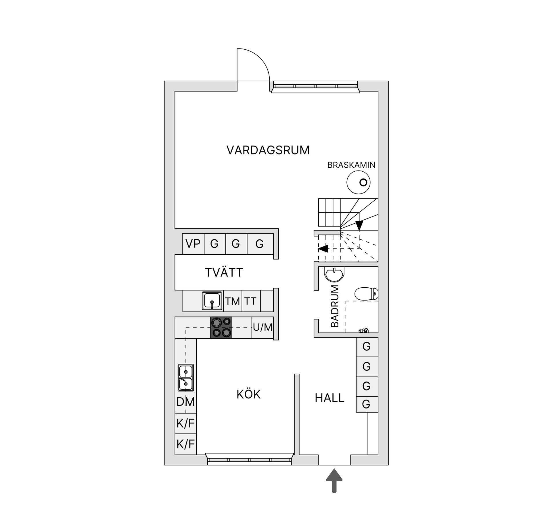 Villa, Radhus, Äppelblomsvägen 135, Torshäll, Värmdö