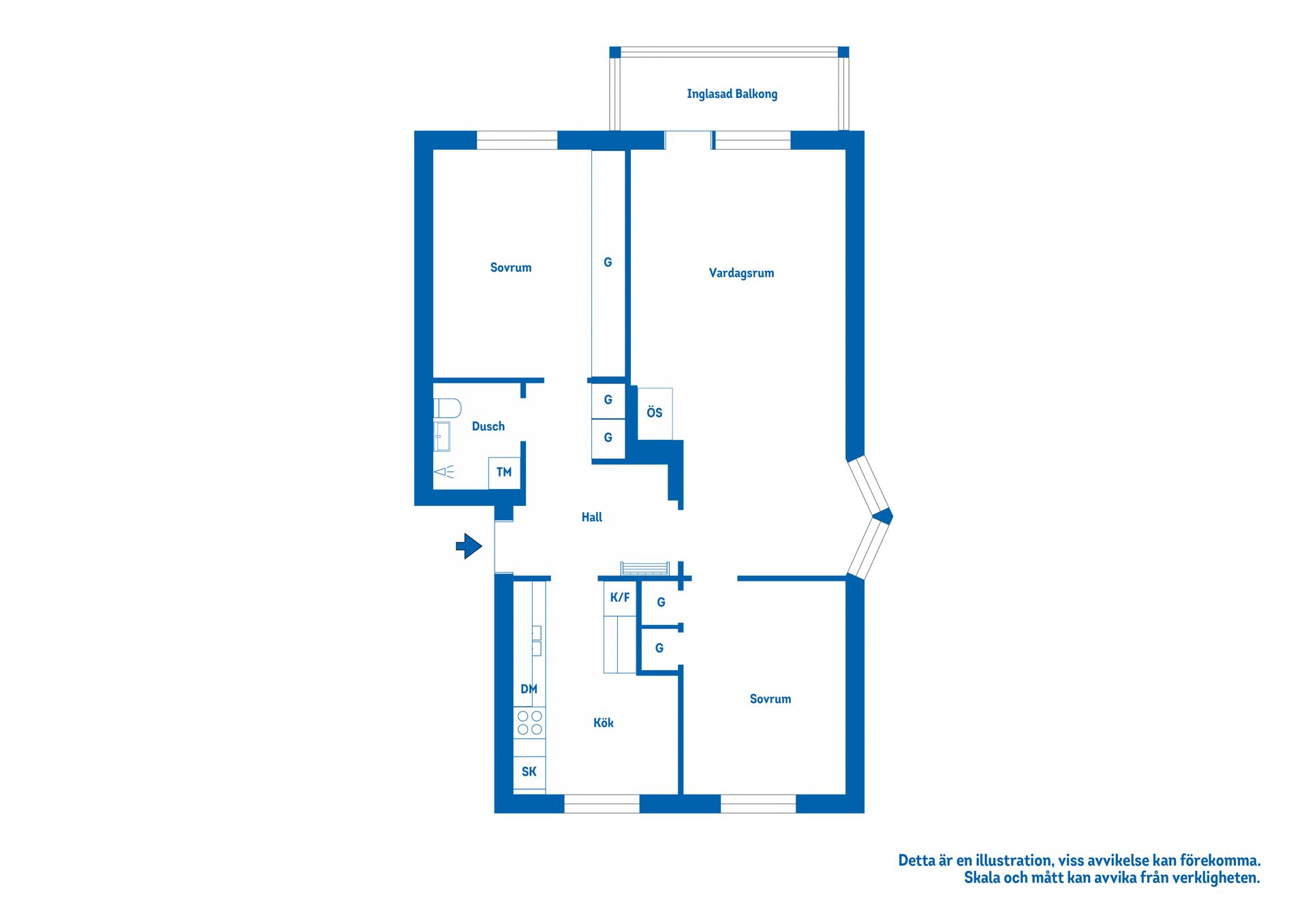 Bostadsrätt, Jungfrugatan 10A, Katrineholm Öster, Katrineholm