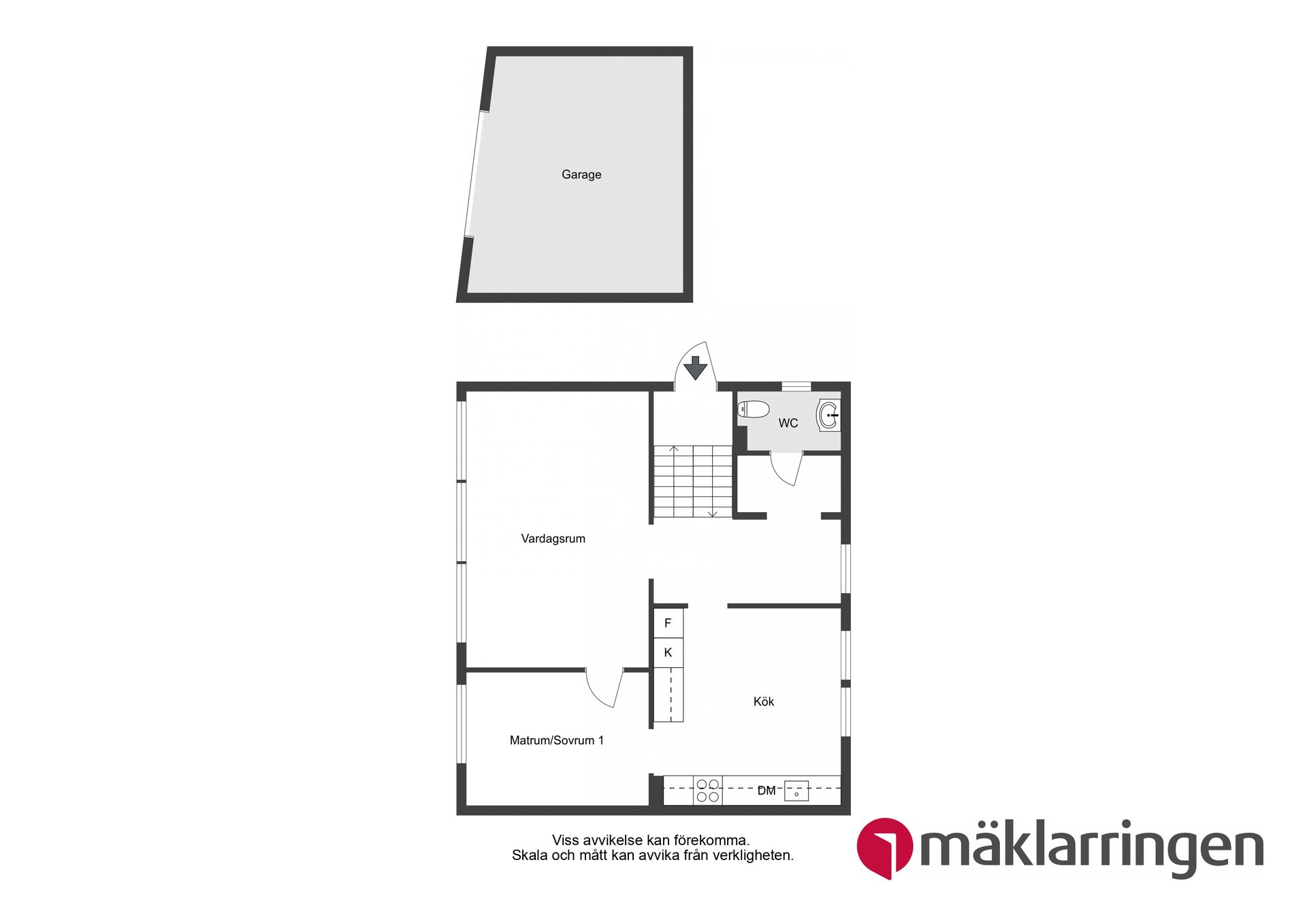 Villa, Radhus, Polygonvägen 4, Viksjö, Järfälla