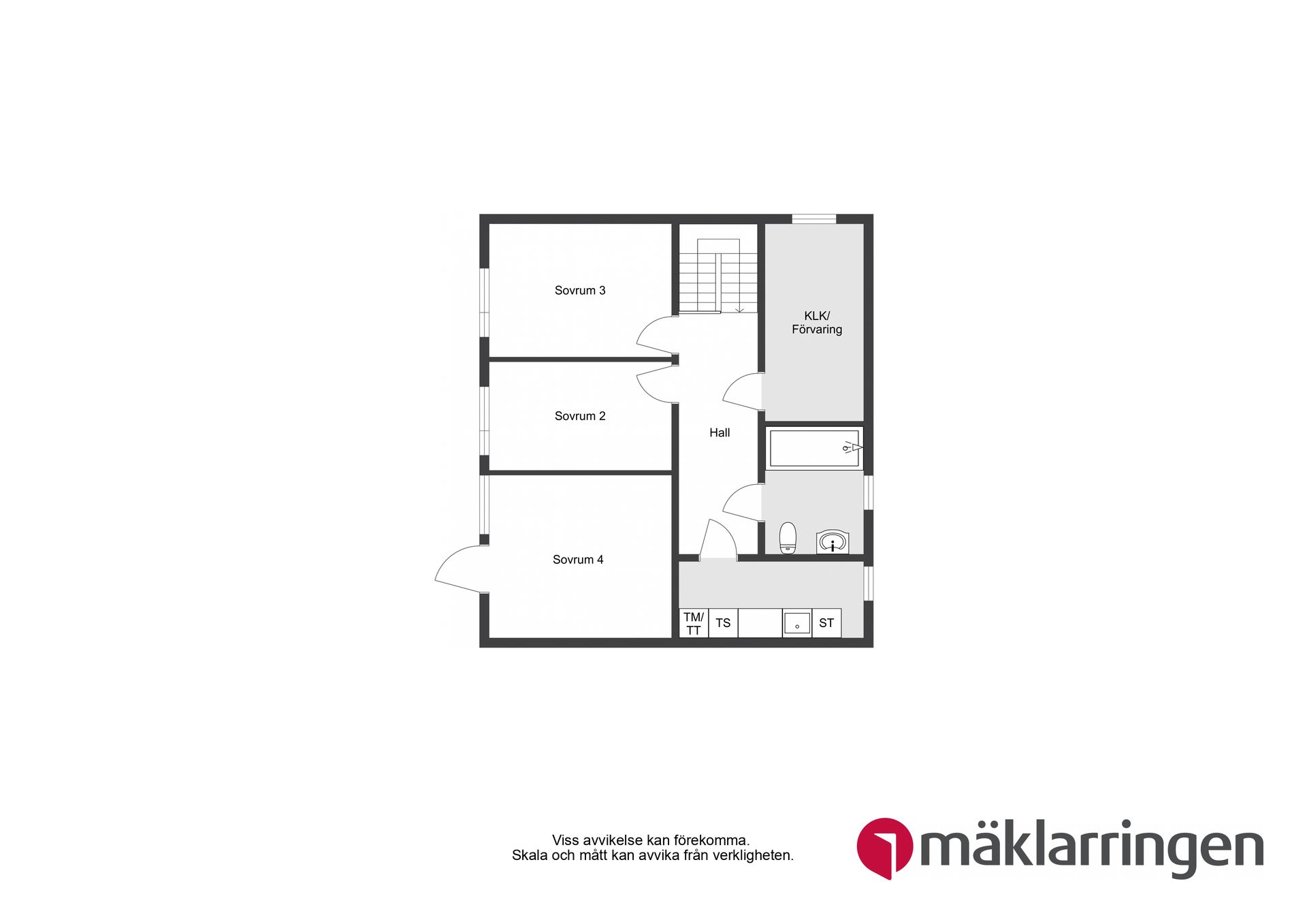 Villa, Radhus, Polygonvägen 4, Viksjö, Järfälla