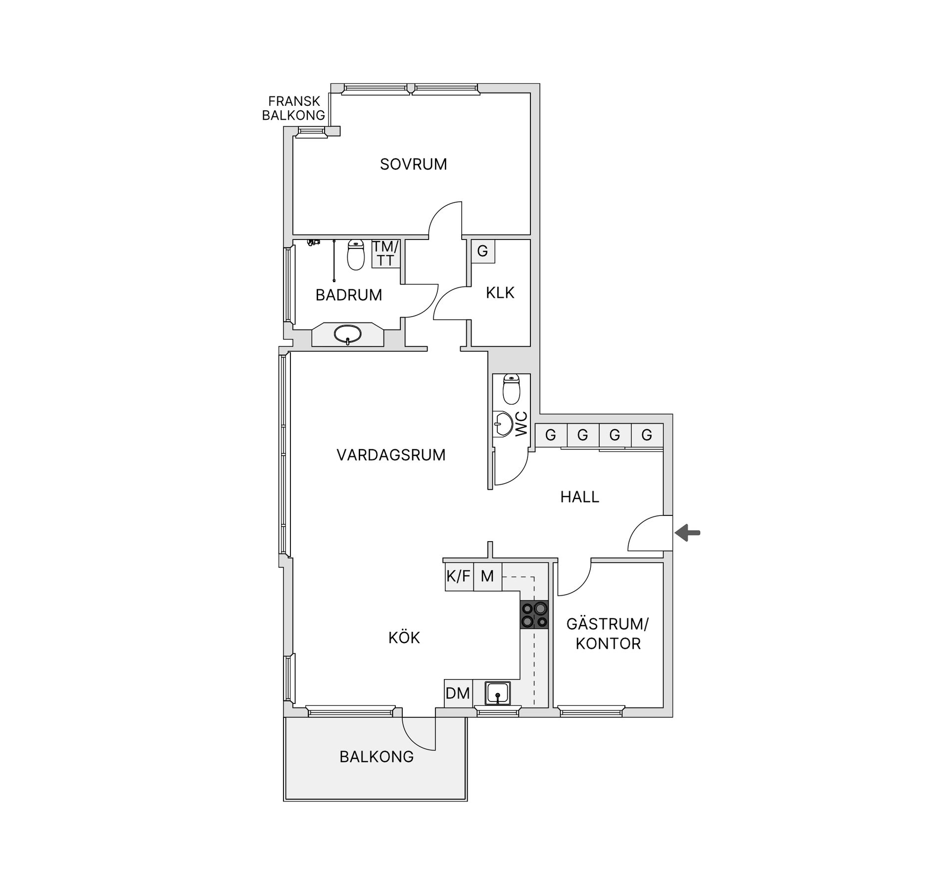 Bostadsrätt, Norra Skeppspromenaden 2, Eriksberg, Göteborg