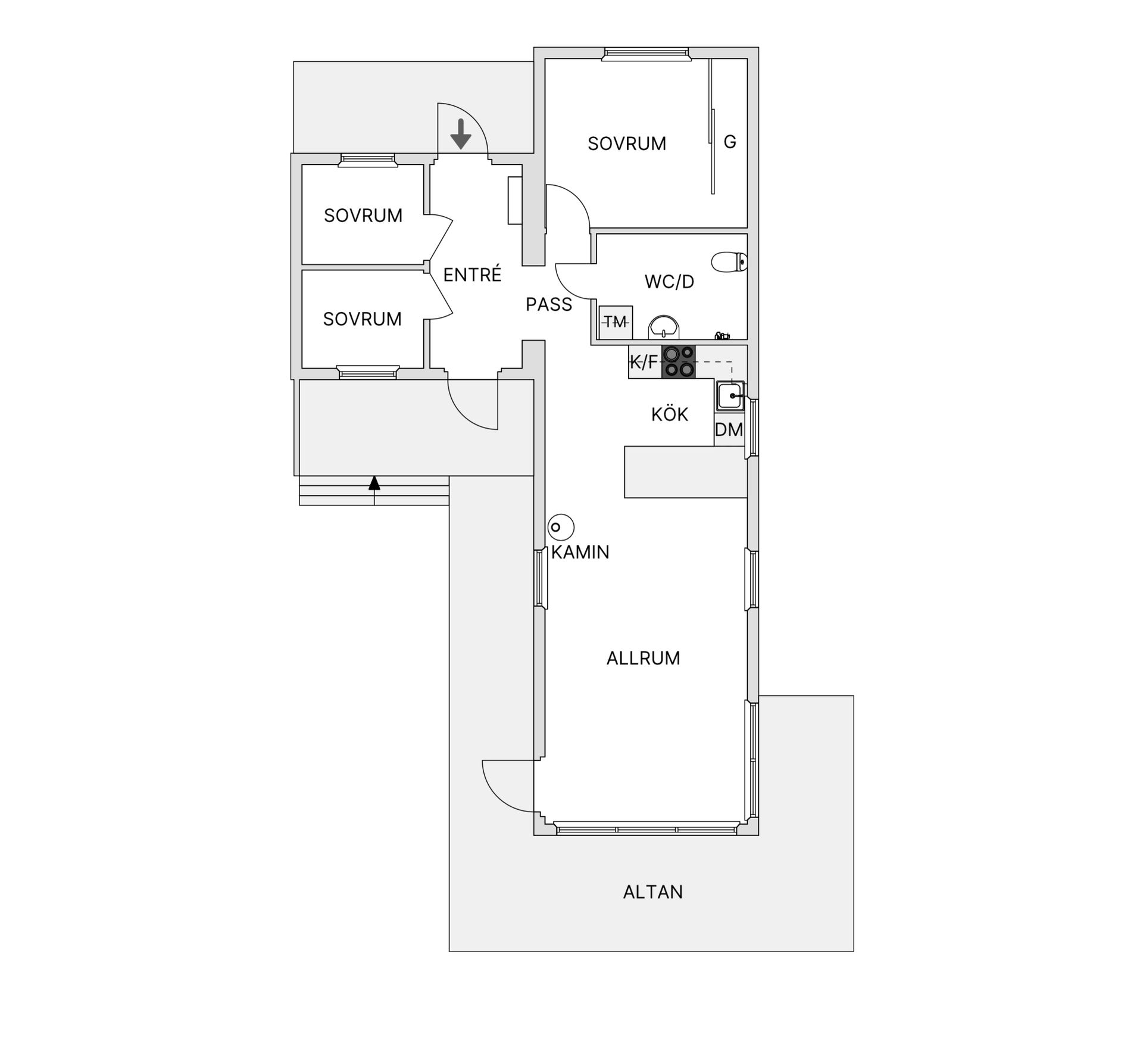 Fritidshus, Elins väg 18A, Hemavan, Storuman