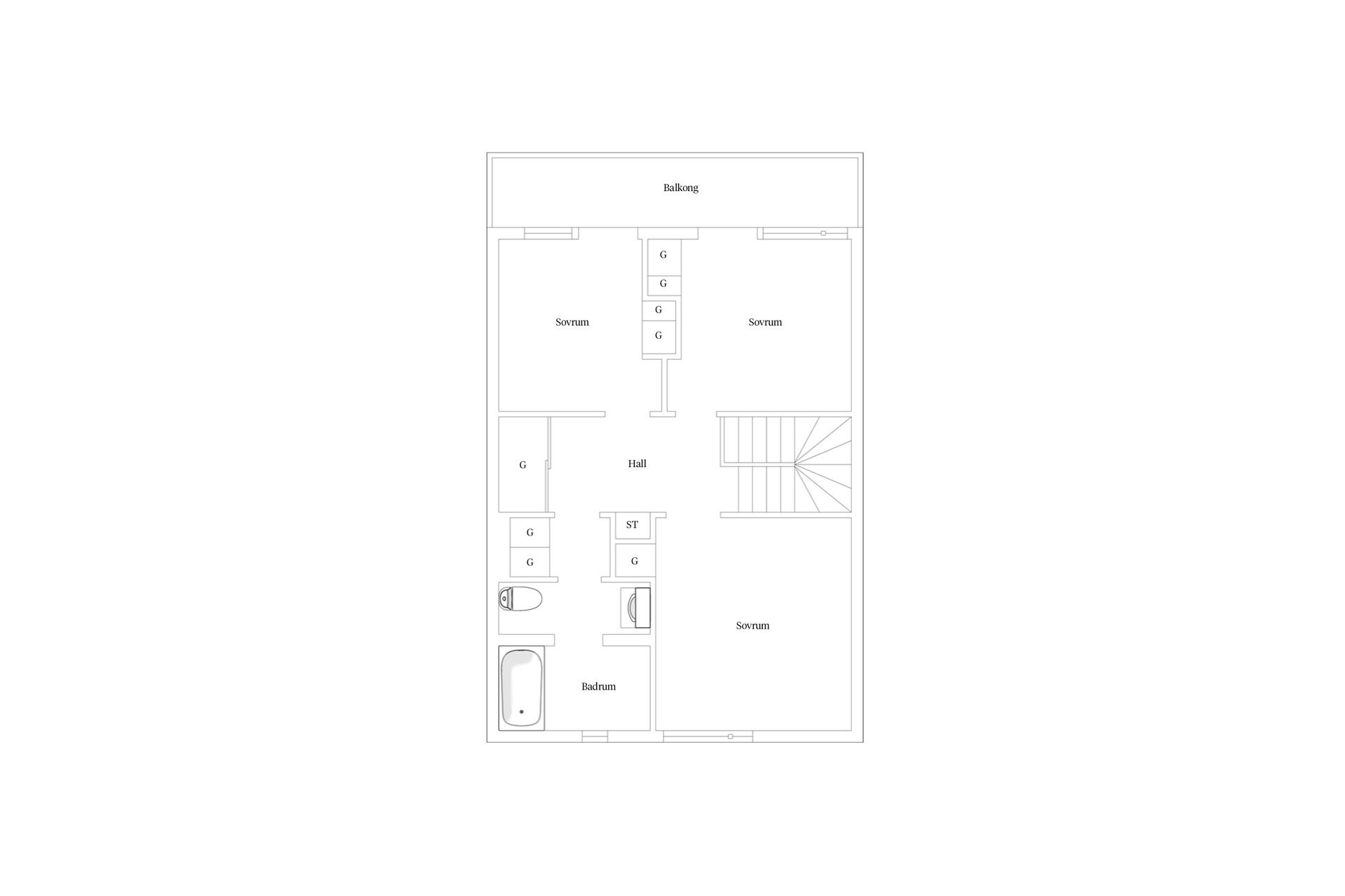 Villa, Radhus, Nyebrostigen 18, Lerum - Centralt, Lerum