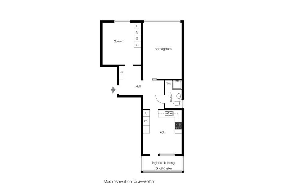 Bostadsrätt, Affärsgatan 12e, Kvissleby, Sundsvall