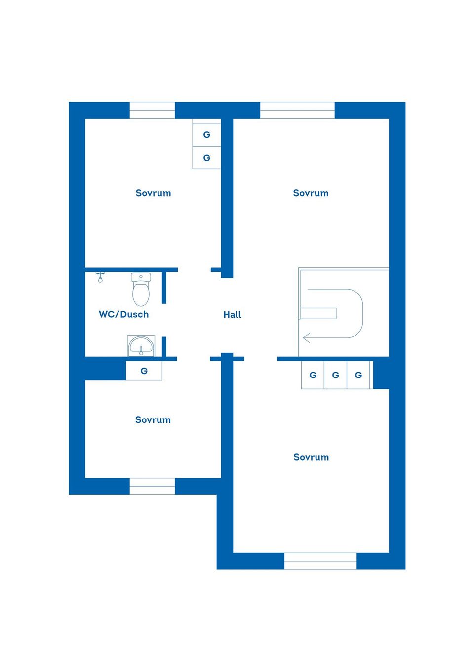 Bostadsrätt, Radhus, Rådjursvägen 6A, Marielundsviken, Strängnäs