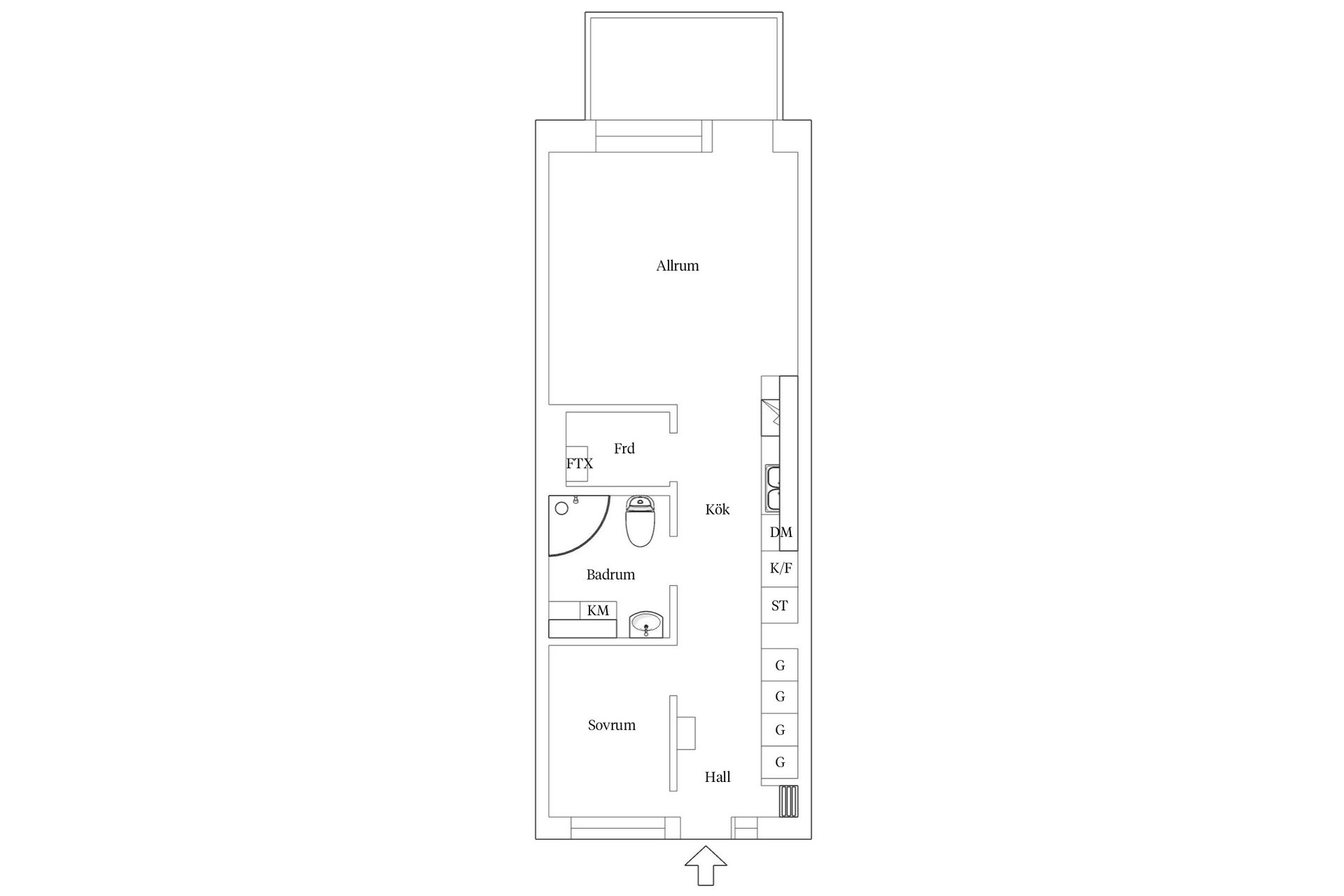 Bostadsrätt, Högalidsvägen 55B, Högalid, Trelleborg