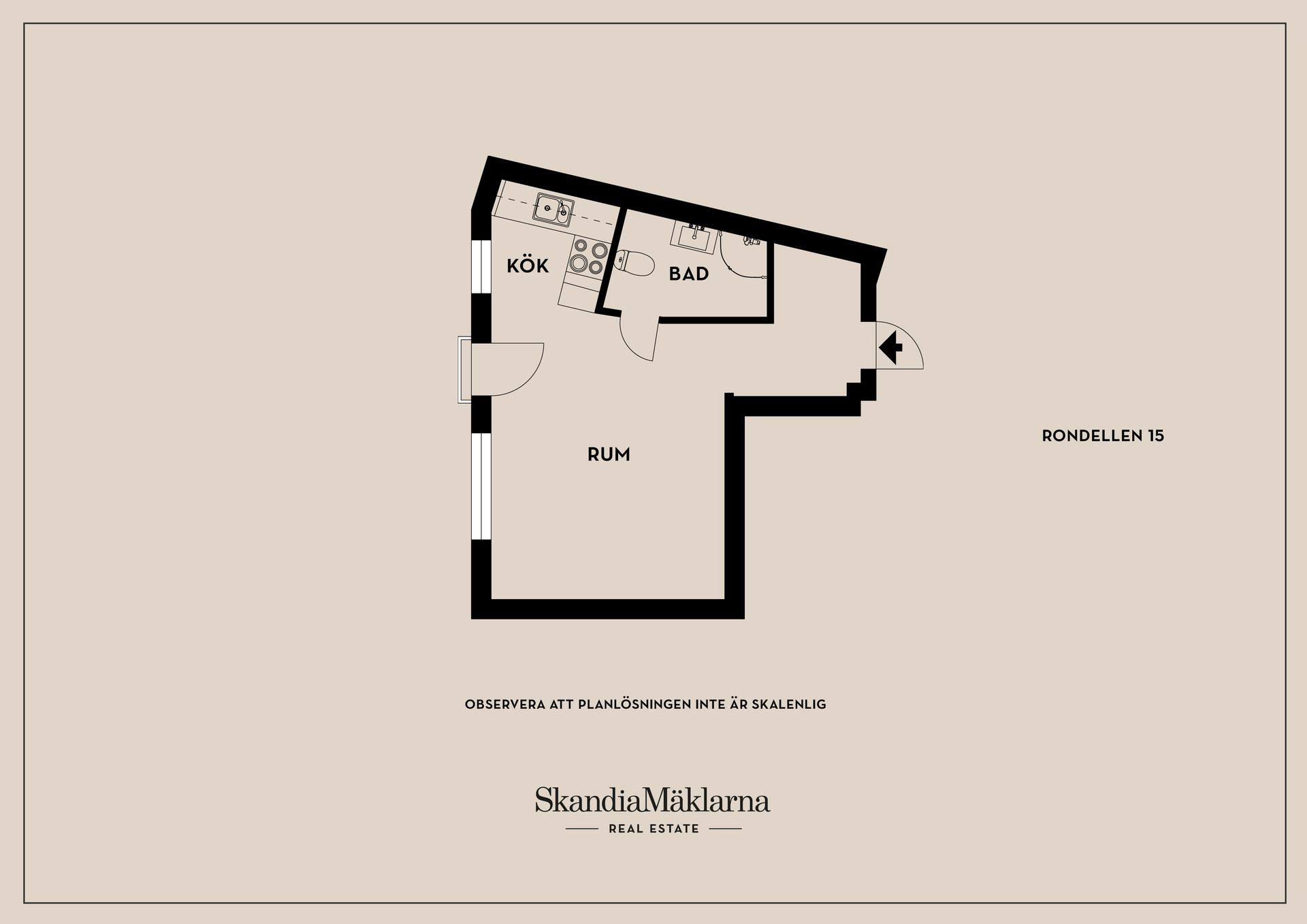 Bostadsrätt, Rondellen 15, Kallhäll, Järfälla