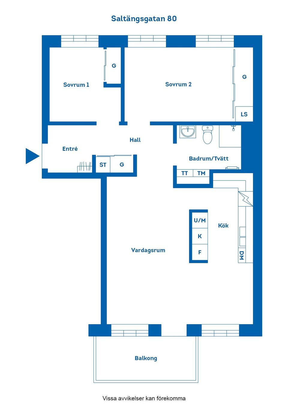 Bostadsrätt, Saltängsgatan 80, Inre Hamnen, Norrköping