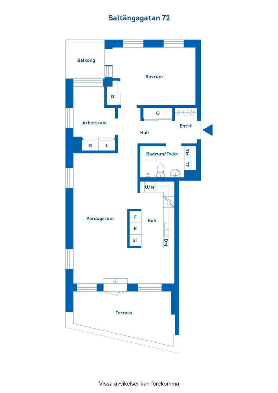 Bostadsrätt, Saltängsgatan 72, Inre Hamnen, Norrköping