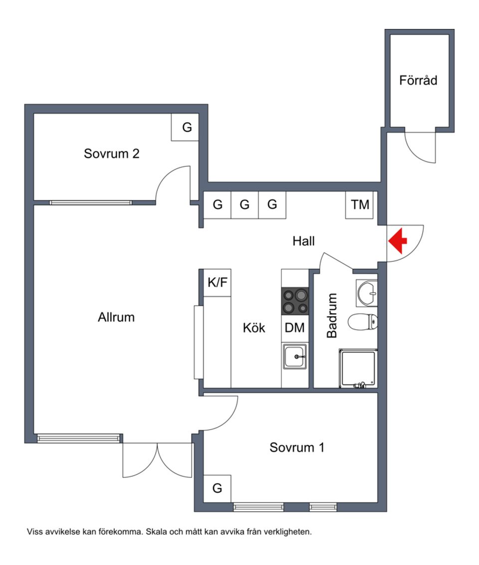 Bostadsrätt, Nyhemsvägen 10, (49,5kvm), Härjedalen