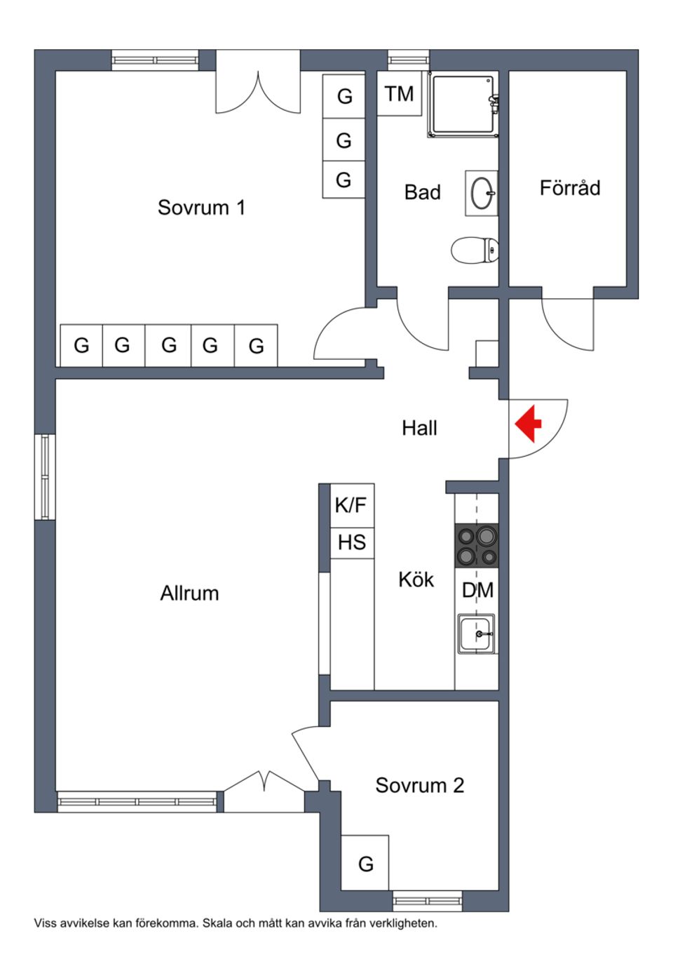 Bostadsrätt, Nyhemsvägen 12 (62,5 kvm), Härjedalen