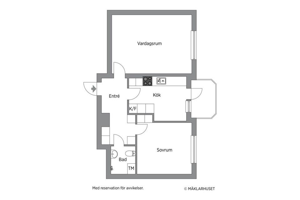 Bostadsrätt, Arrendatorsvägen 2B, Huddinge C, Huddinge