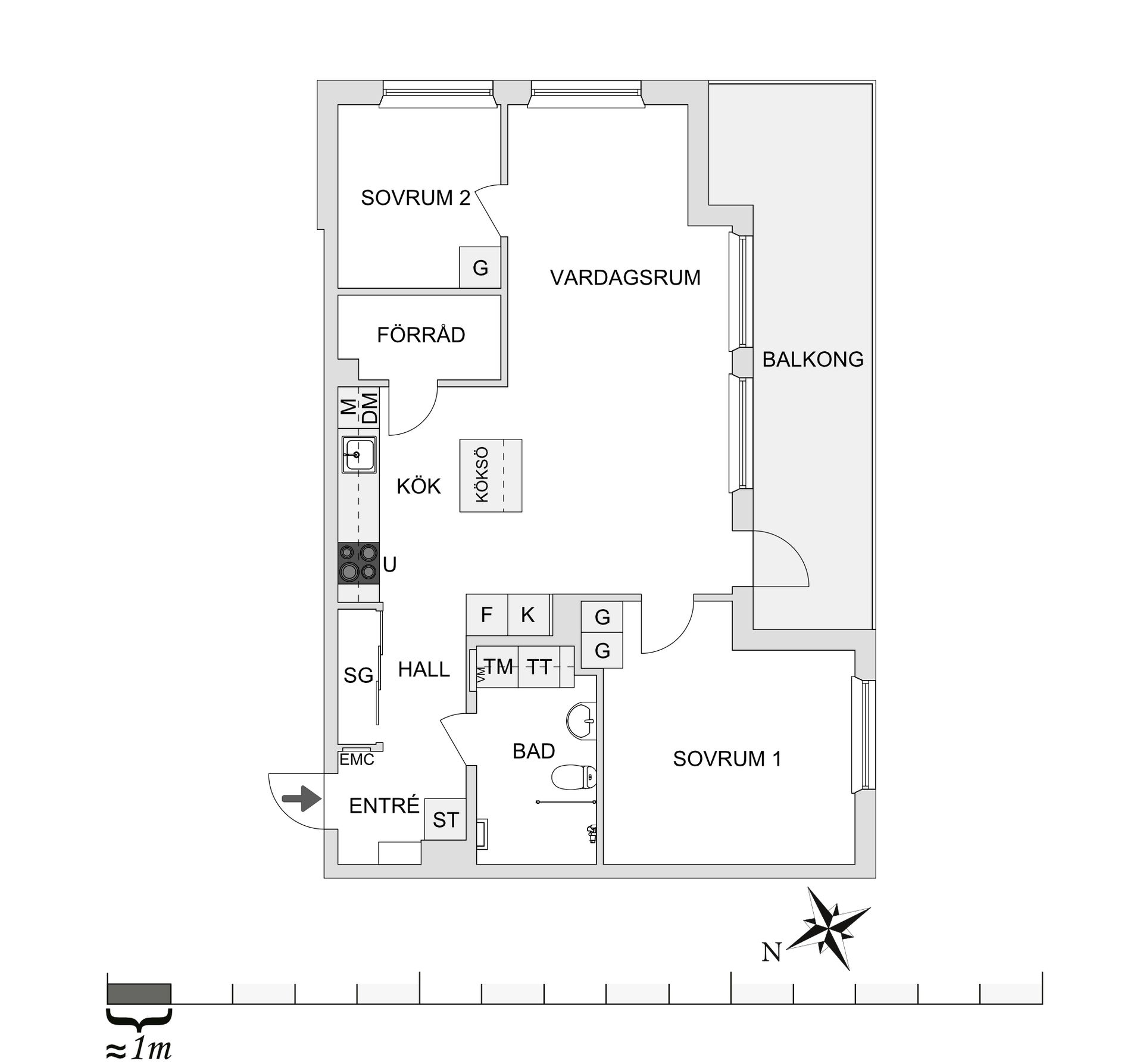 Bostadsrätt, Gaffelseglet 25, Vega, Haninge