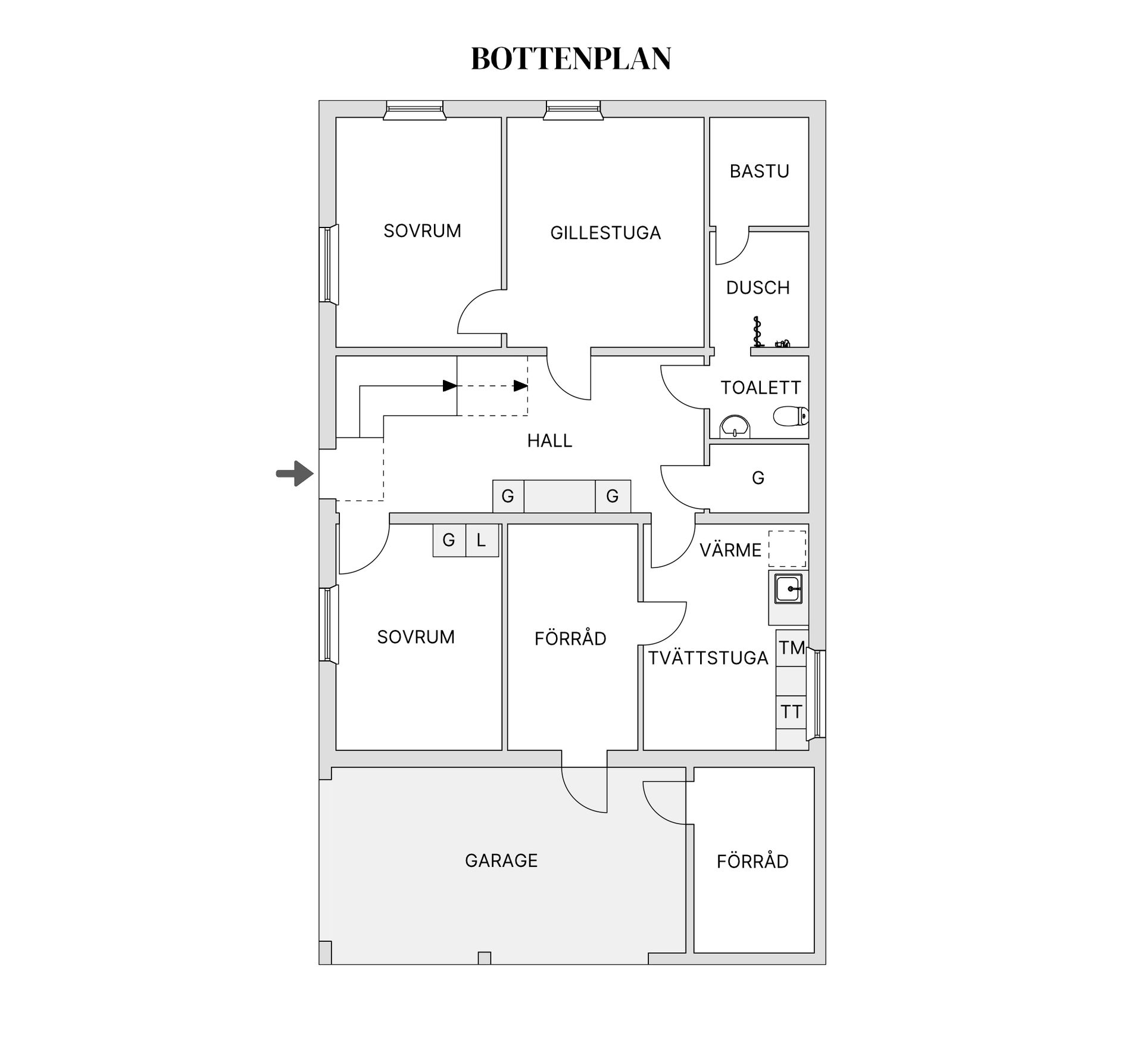 Villa, Trångsundsvägen 50B, Fornudden-Persudde, Tyresö