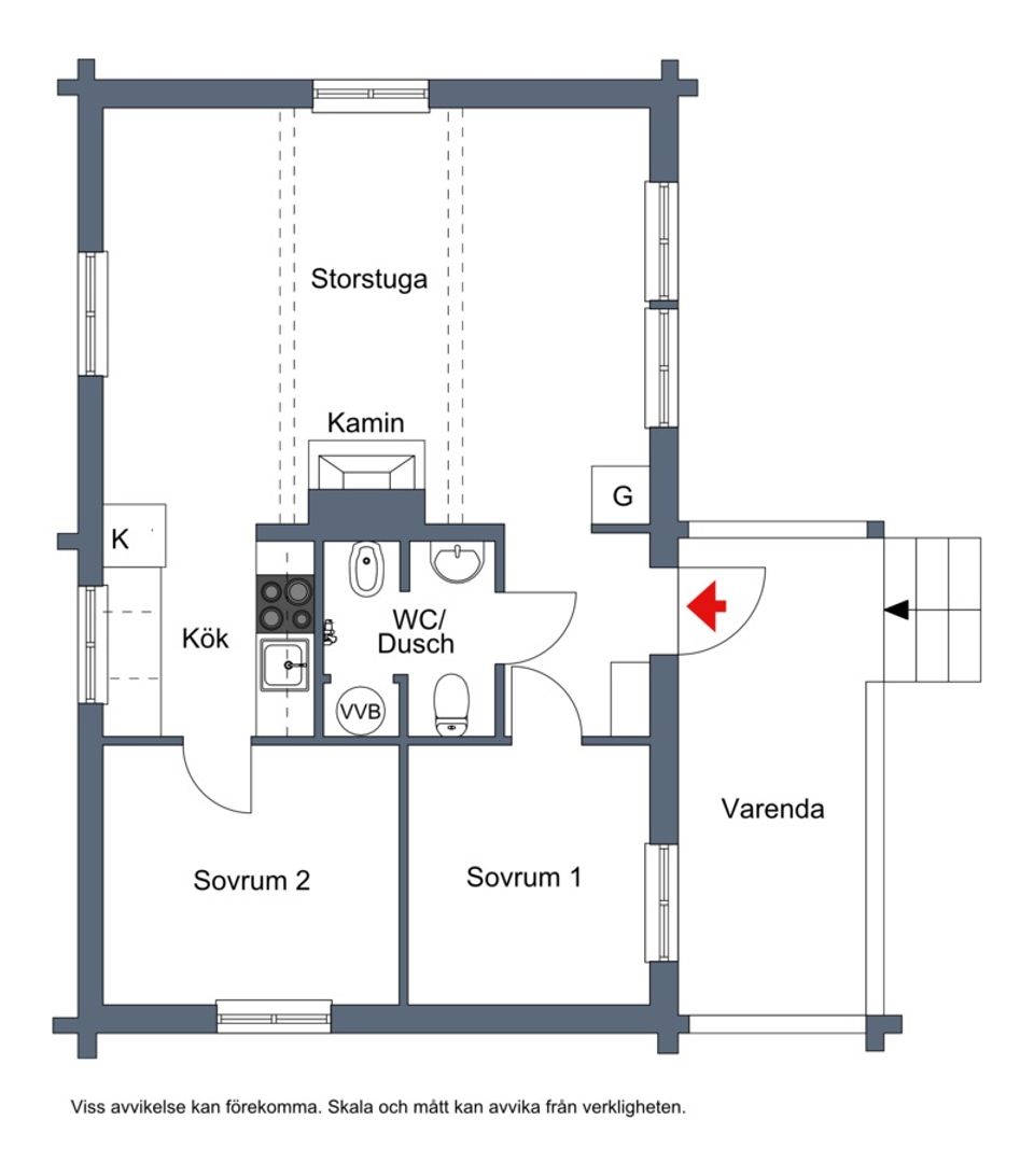 Fritidshus, Uppvallen Renen 9, Härjedalen
