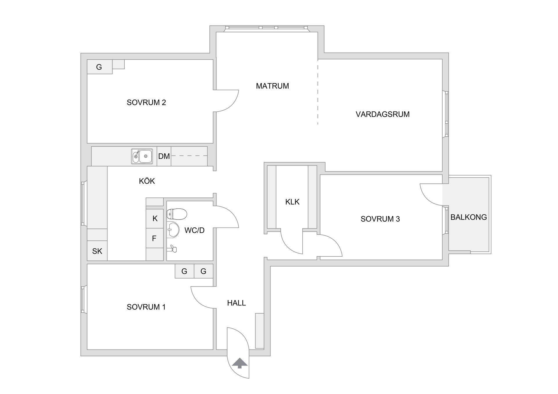 Bostadsrätt, Kopparvägen 39, Kallhäll, Järfälla