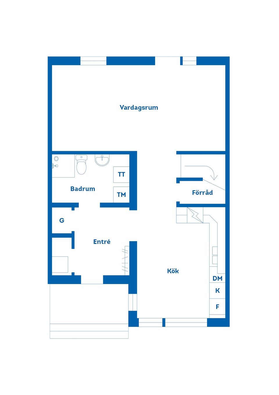 Bostadsrätt, Radhus, Patrongatan 8C, Centrum, Hässleholm