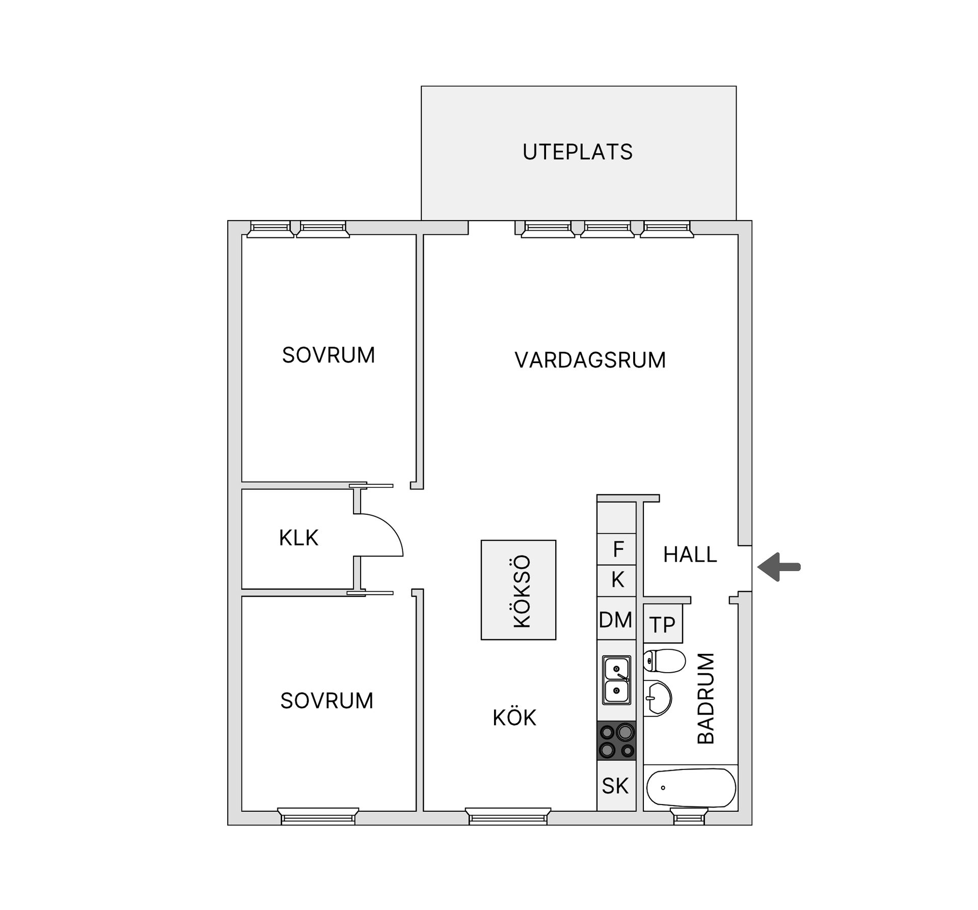 Bostadsrätt, Ljuskärrsvägen 60, Saltsjöbaden / Ljuskärrsberget, Nacka