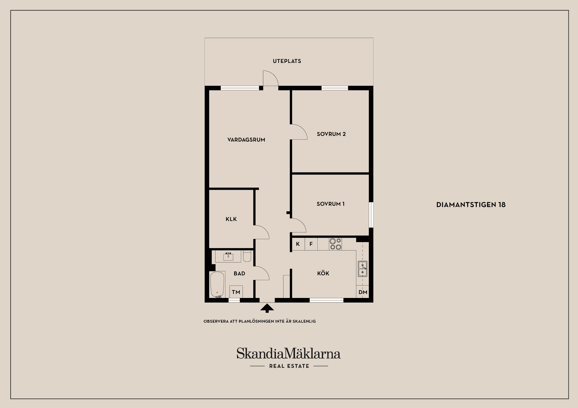Bostadsrätt, Diamantstigen 18, Tibblehöjden - Kungsängen, Upplands-Bro