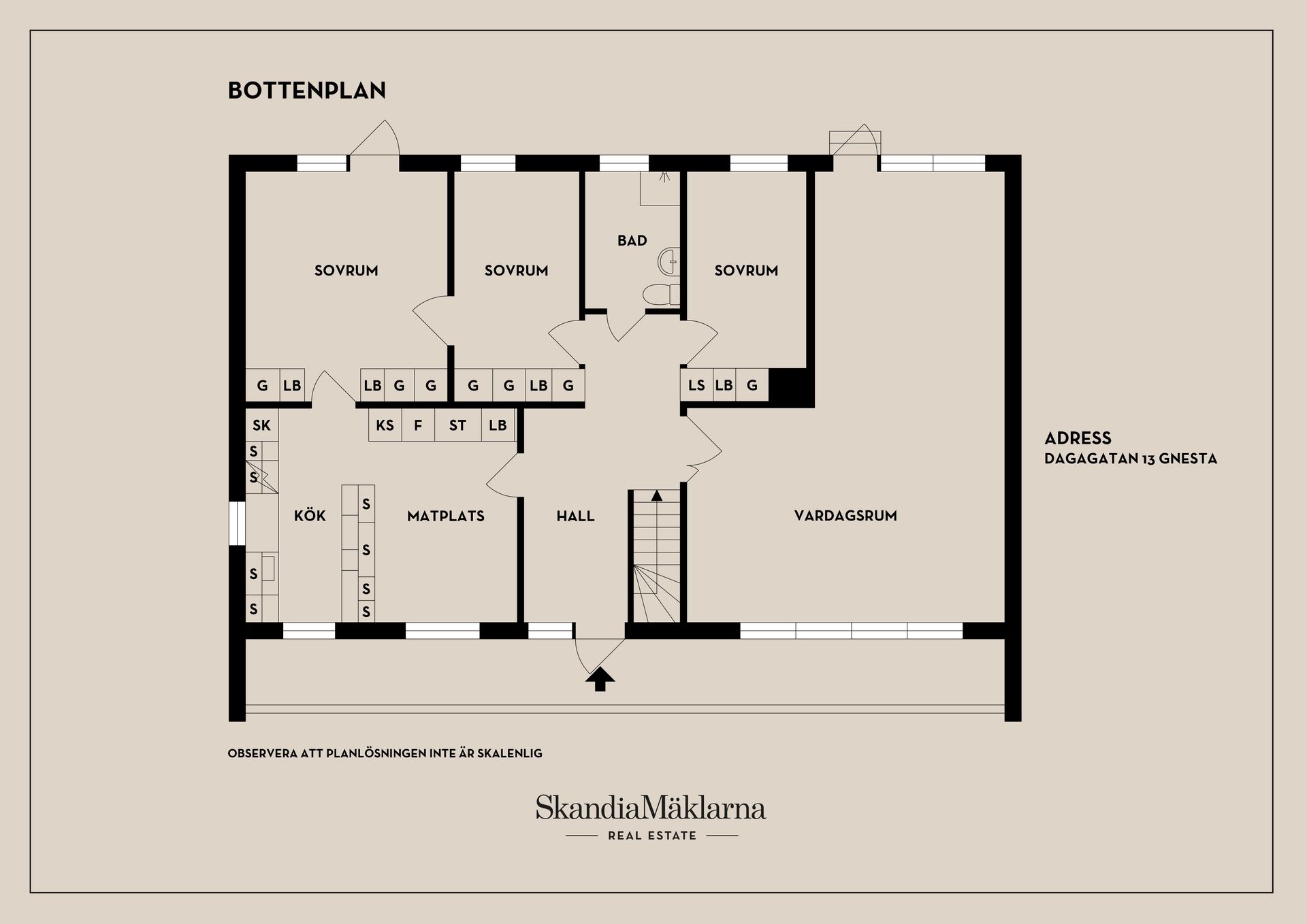 Villa, Dagagatan 13, Gnesta