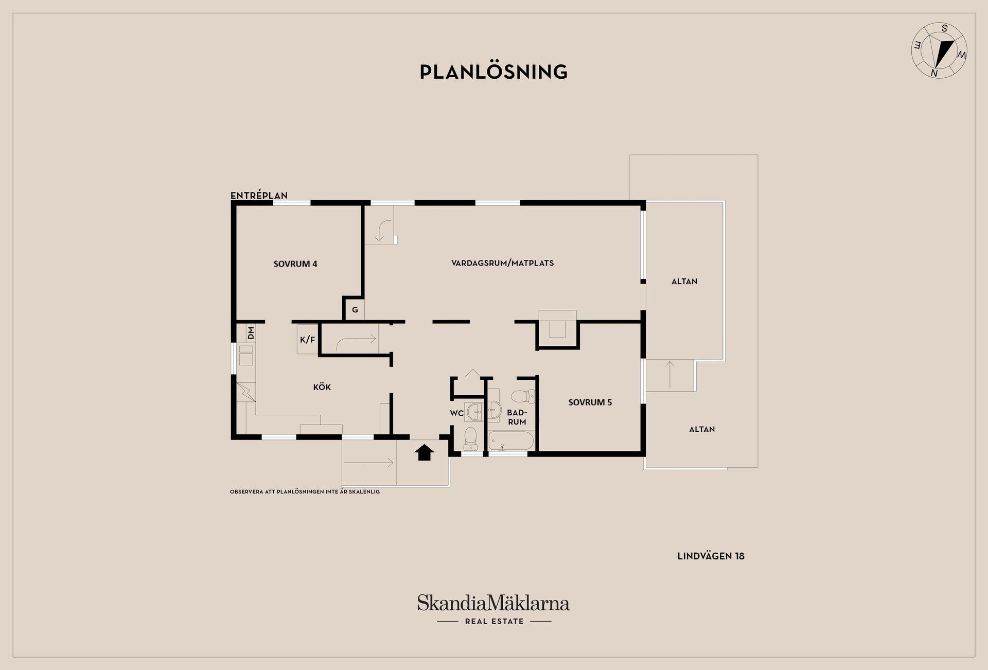 Villa, Lindvägen 18, Vadstena