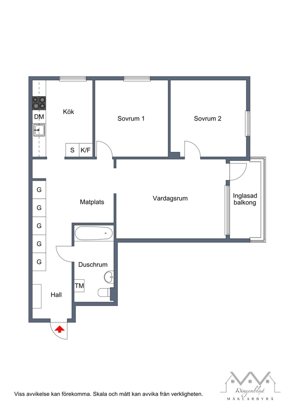 Bostadsrätt, Ringvägen 12, 4 tr, Kungsängen centrum, Upplands-Bro