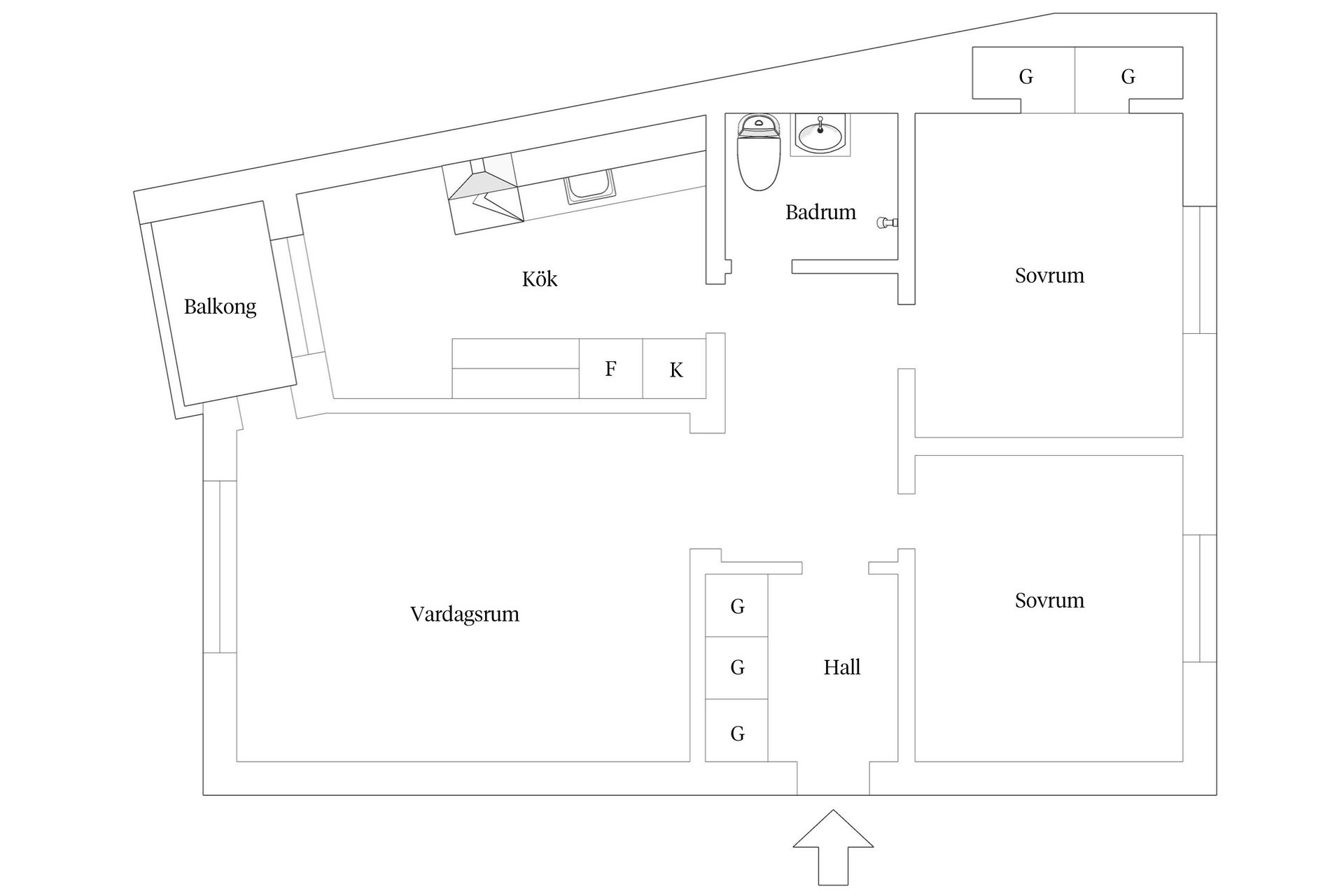 Bostadsrätt, Narvavägen 59, Hammarby, Västerås