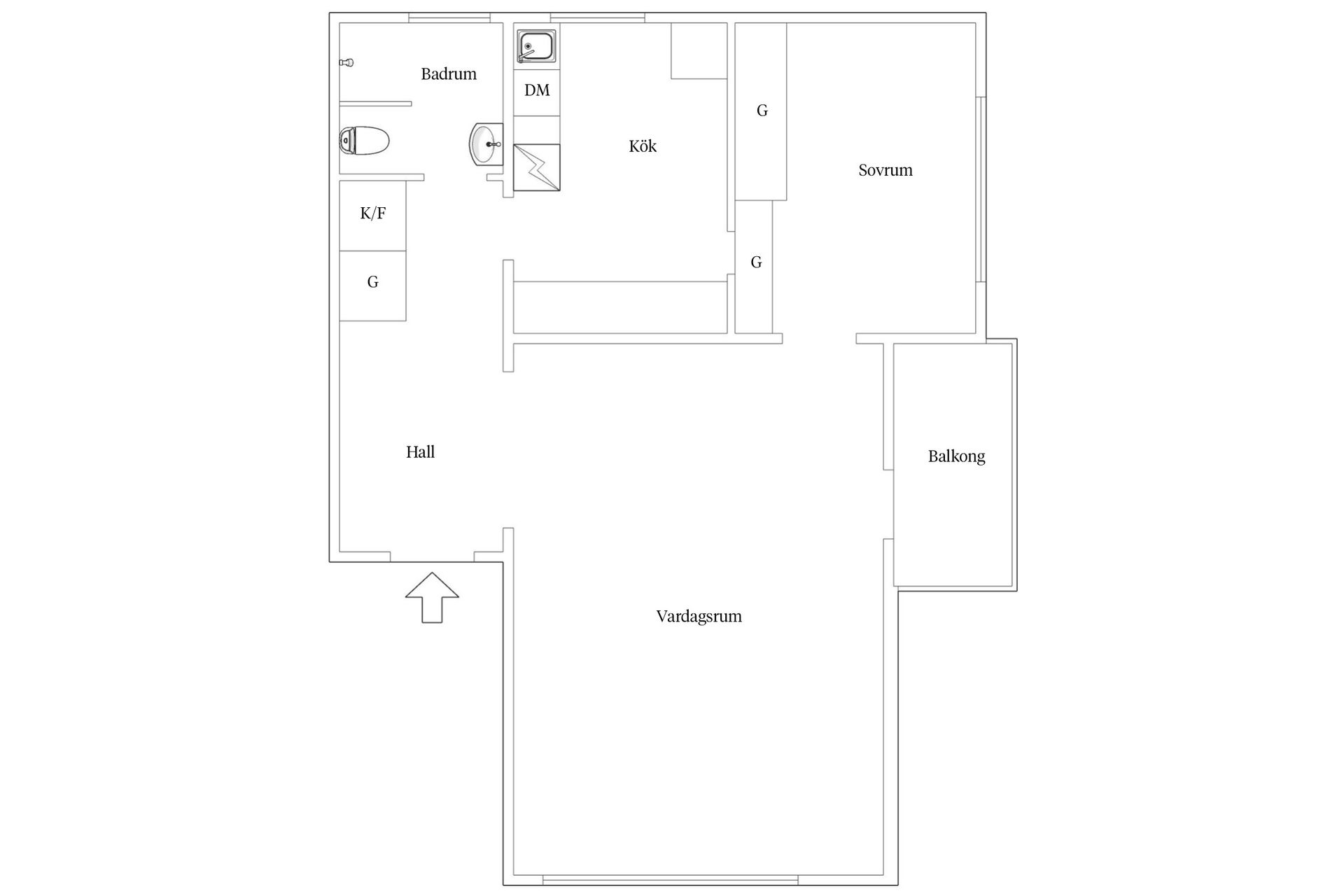 Bostadsrätt, Vidängsvägen 47, Bromma - Traneberg, Stockholm