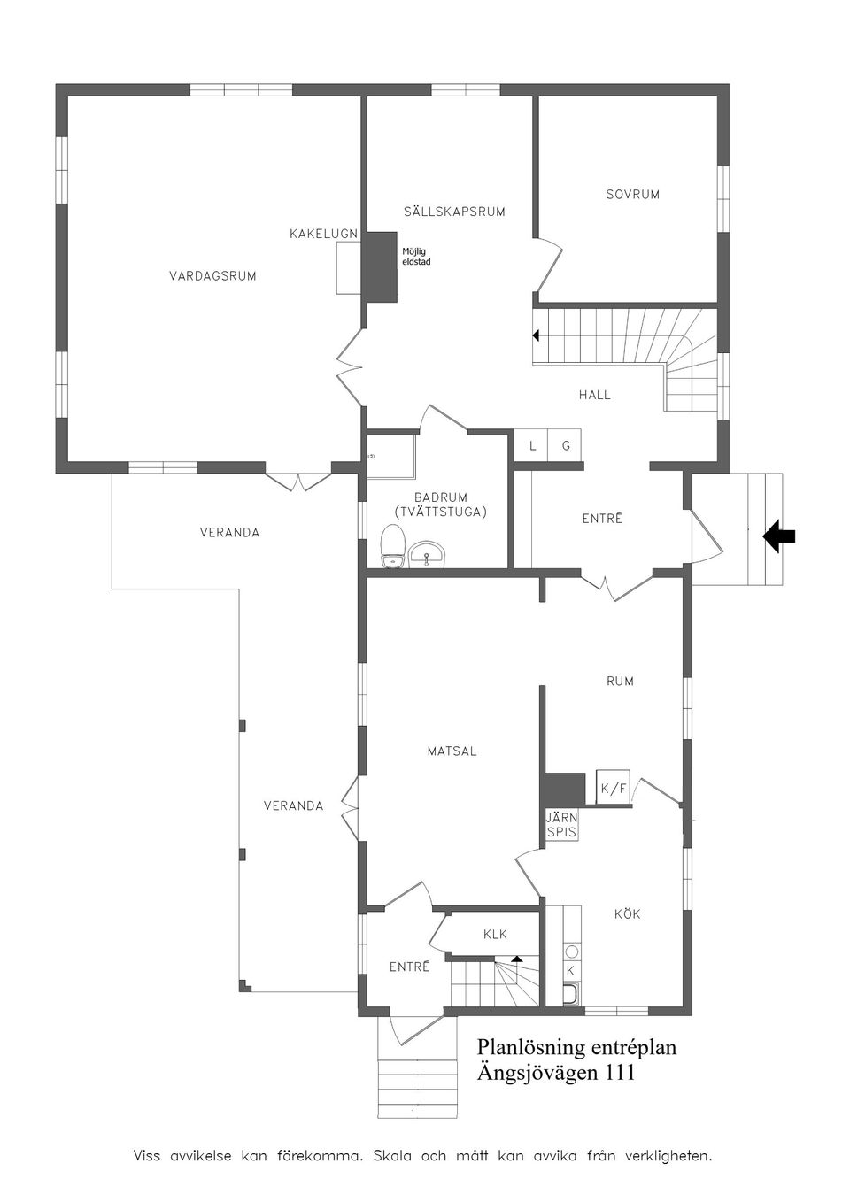 Villa, Ängsjövägen 111, Lund - Ängsjövägen, Järfälla