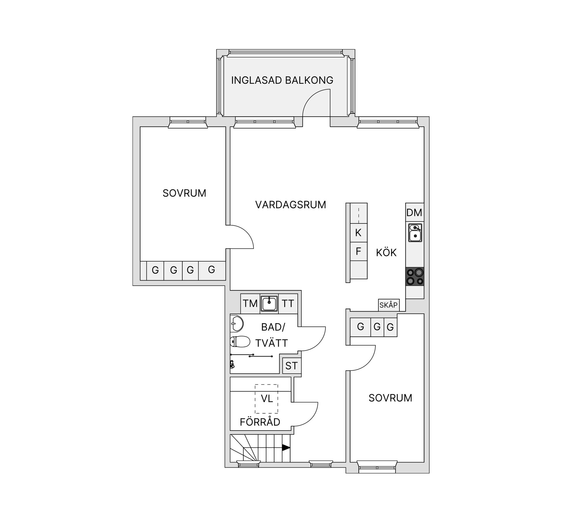 Bostadsrätt, Drottninggatan 73, Hässleholm - Centralt, Hässleholm