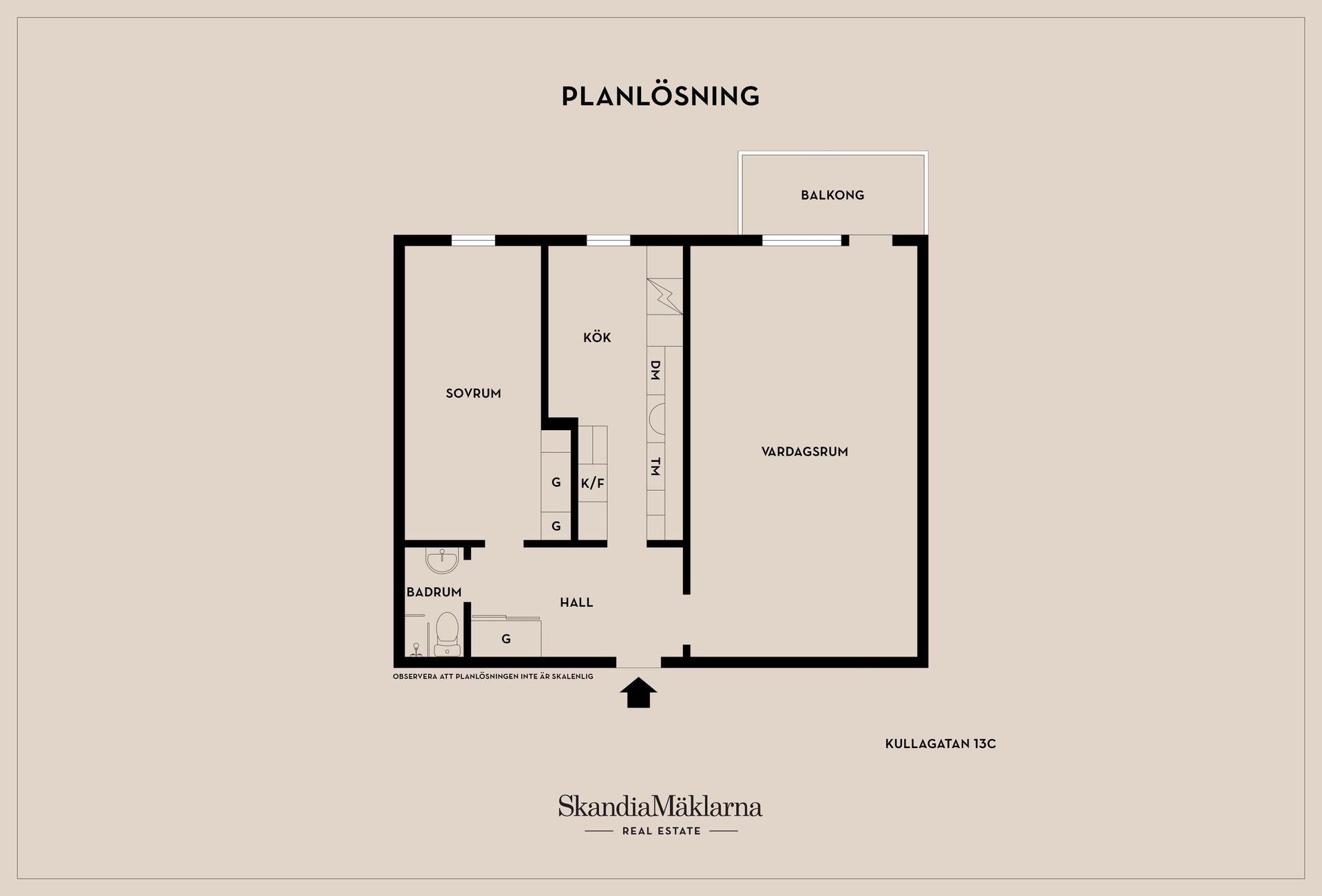 Bostadsrätt, Kullagatan 13C, Centralt, Kävlinge
