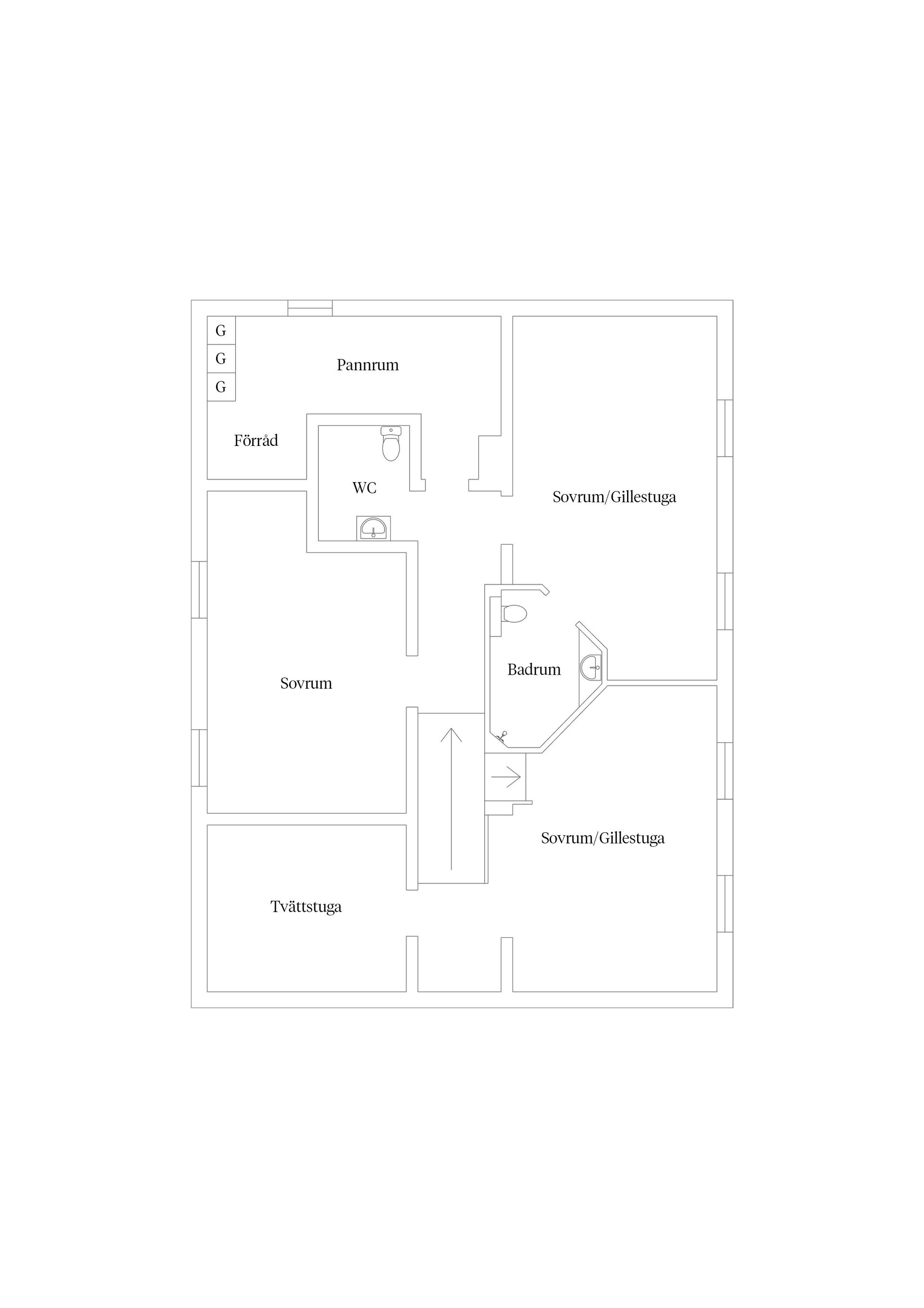 Villa, Branta vägen 6A, Södermalm, Sundsvall