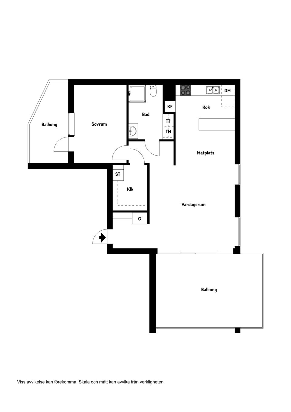 Bostadsrätt, Lagmansvägen 65D, Kampen, Växjö