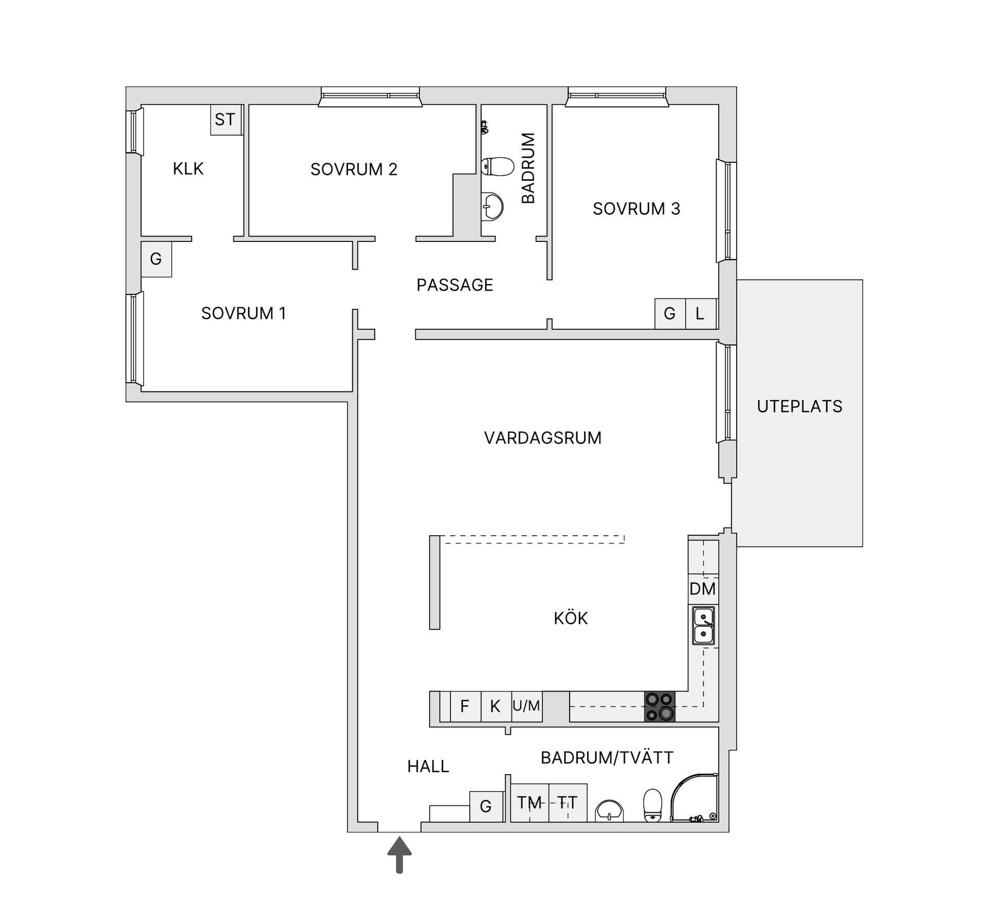 Bostadsrätt, Sollentunavägen 160, Sollentuna Centrum, Sollentuna