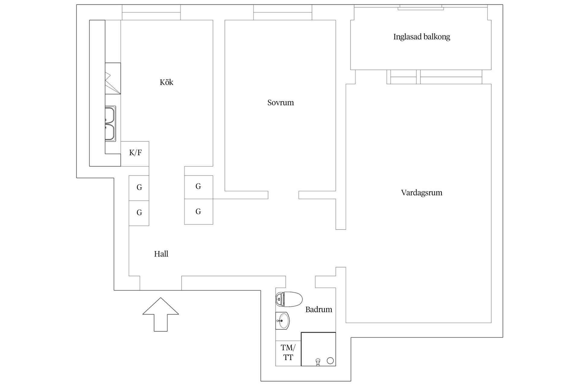 Bostadsrätt, Scheelegatan 2B, Håkanstorp, Malmö