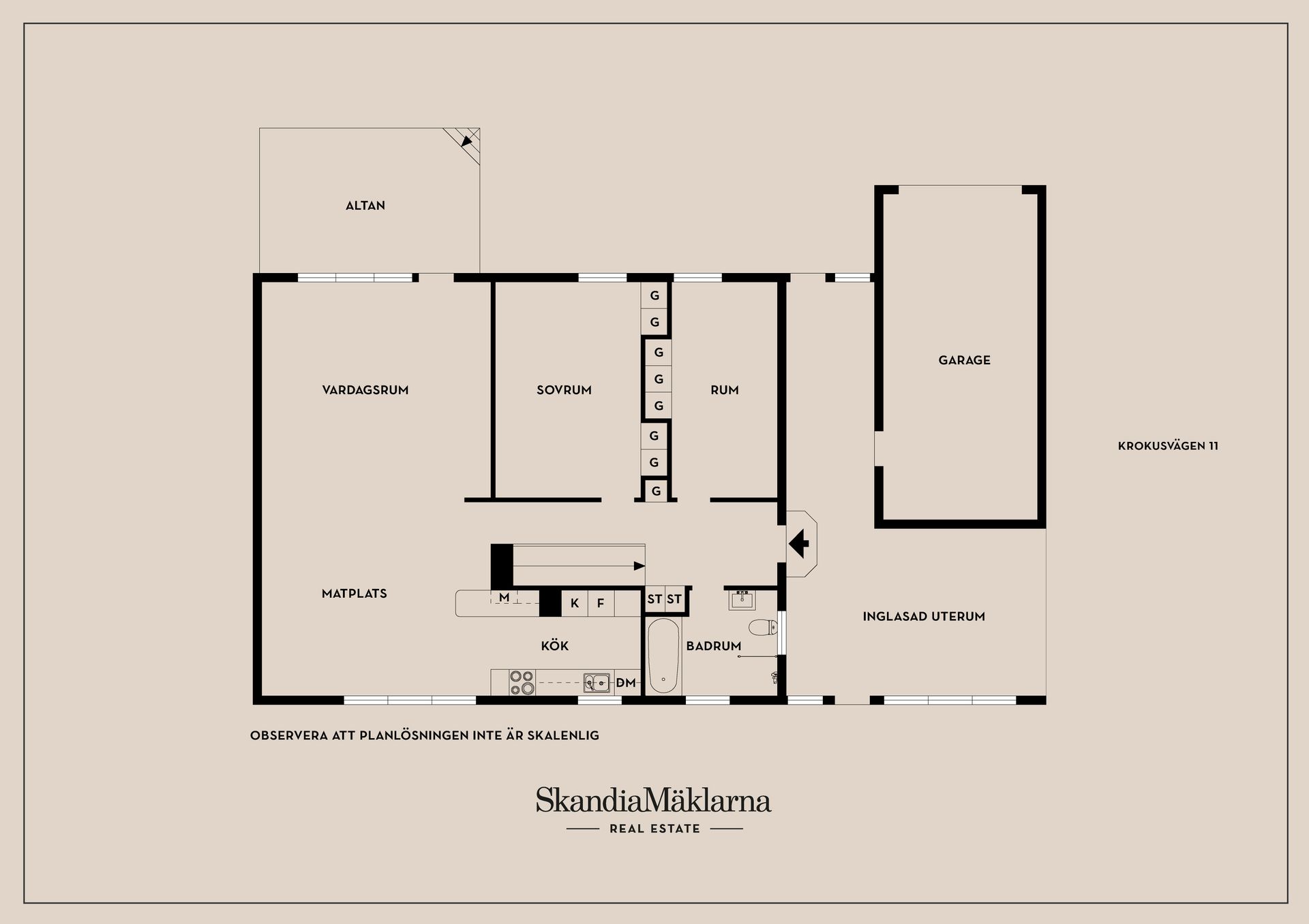 Villa, Krokusvägen 11, Linghem, Linköping