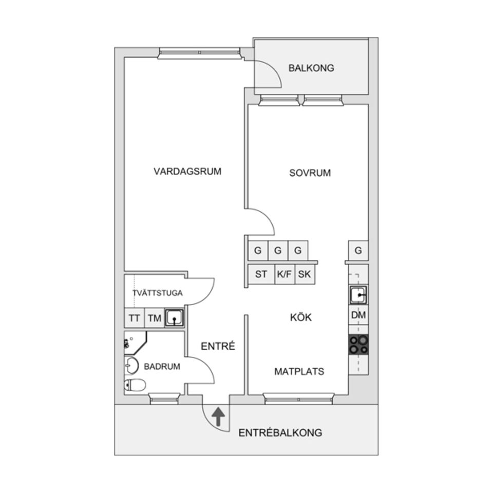 Bostadsrätt, Rexegatan 3, Centrum, Kungälv