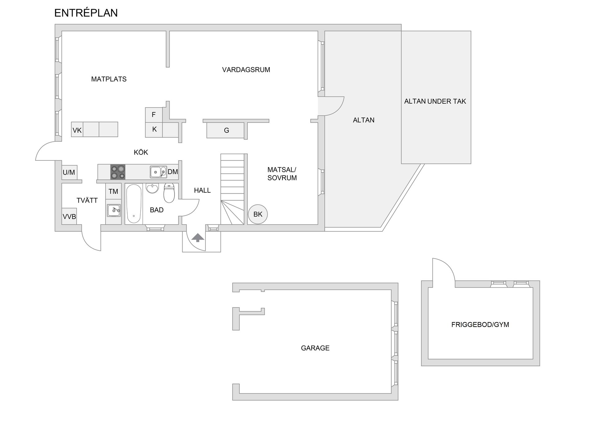 Villa, Radhus, Rågvägen 15, Viksjö, Järfälla