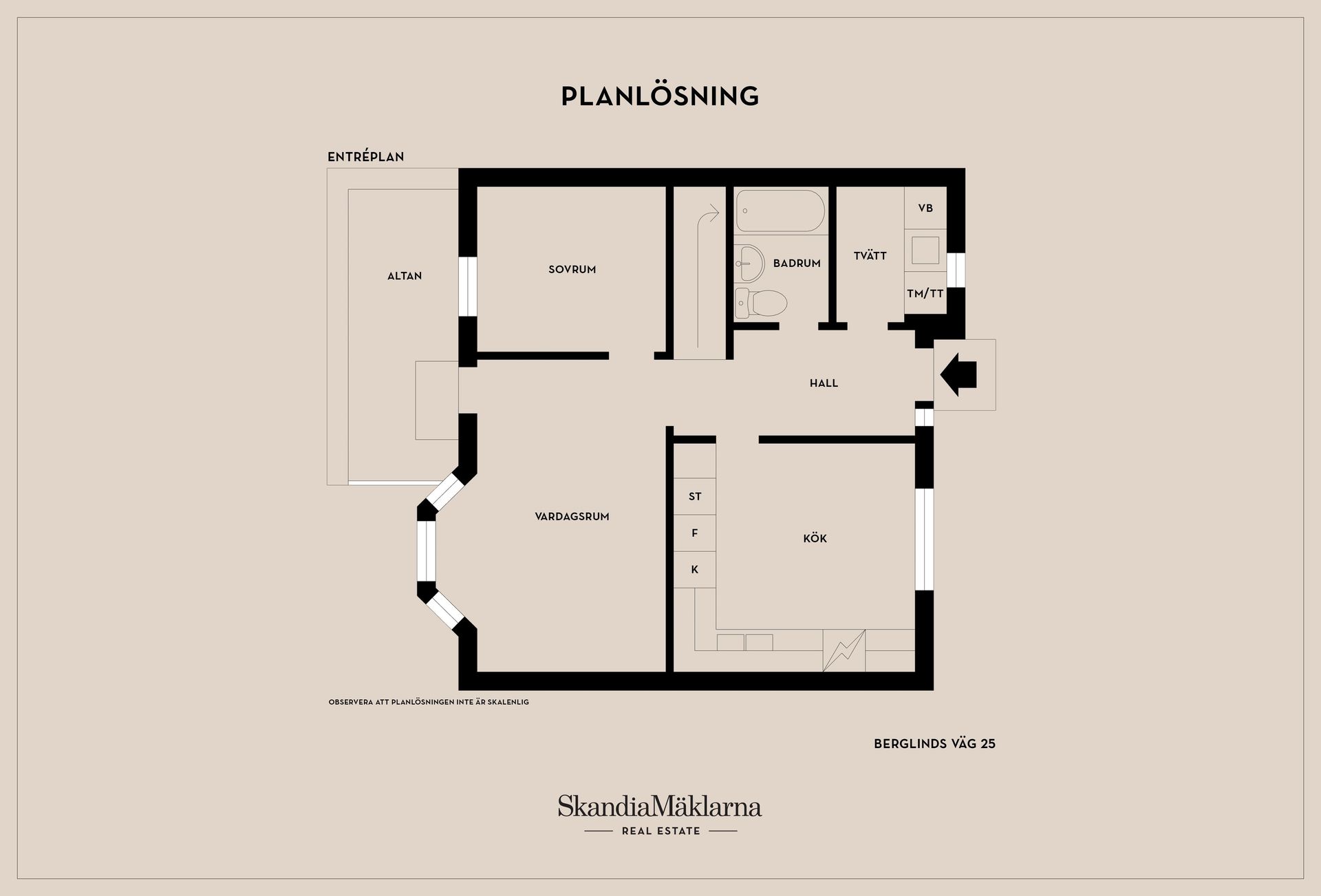 Radhus, Berglinds väg 25, Haghulta, Värmdö