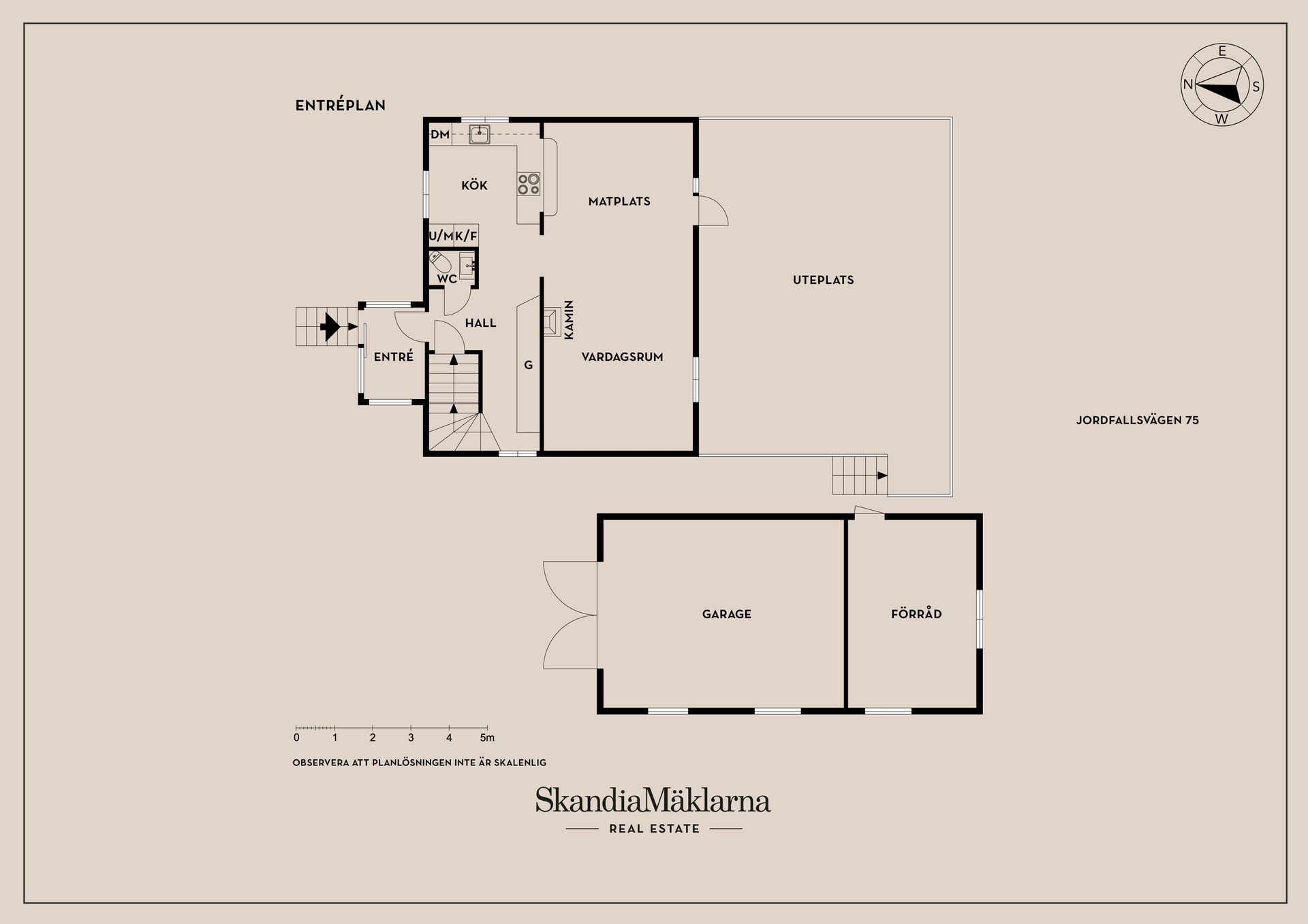 Villa, Jordfallsvägen 75, Bohus, Ale