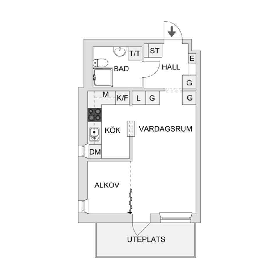 Bostadsrätt, Tegvägen 11, Viksjö, Järfälla