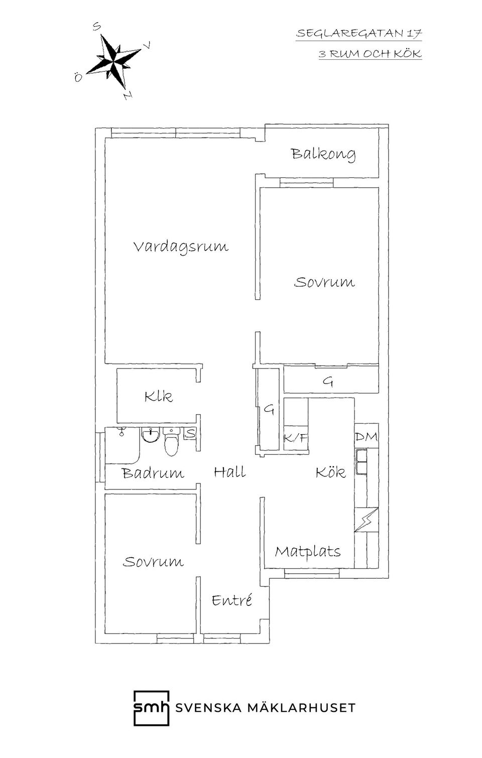 Bostadsrätt, Seglaregatan 17, Göteborg