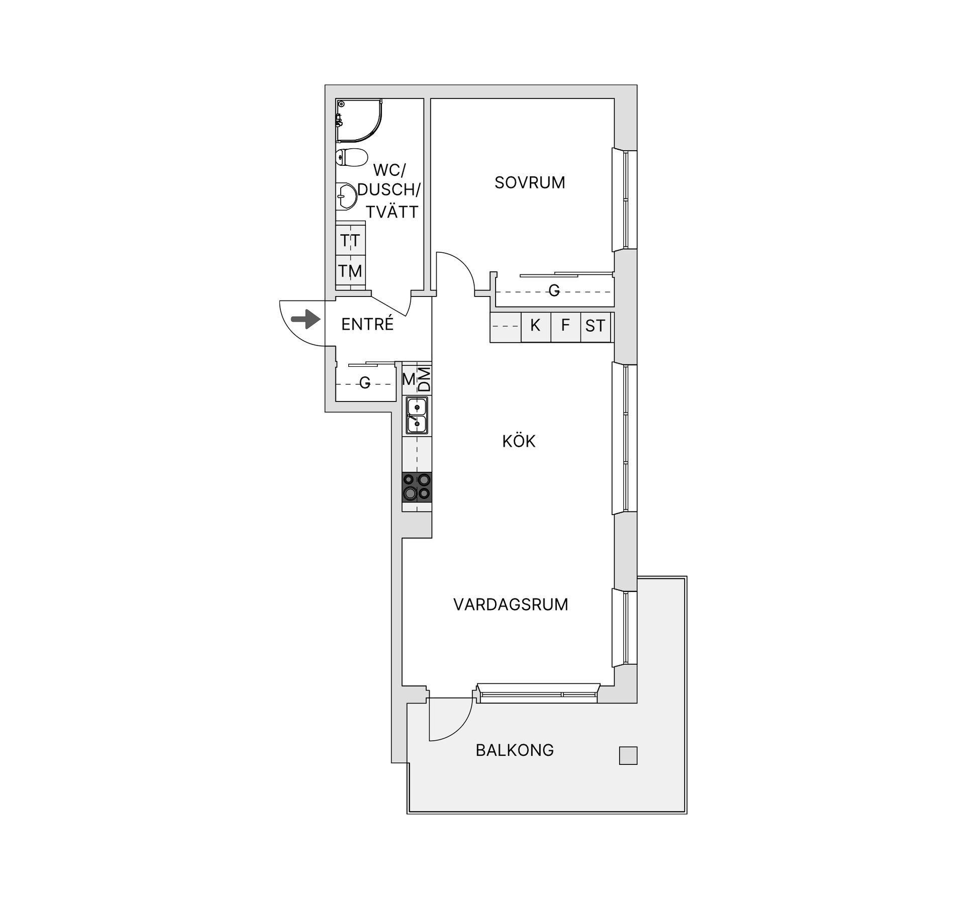 Bostadsrätt, Ellen Klemans gata 3A, Pottholmen, Karlskrona