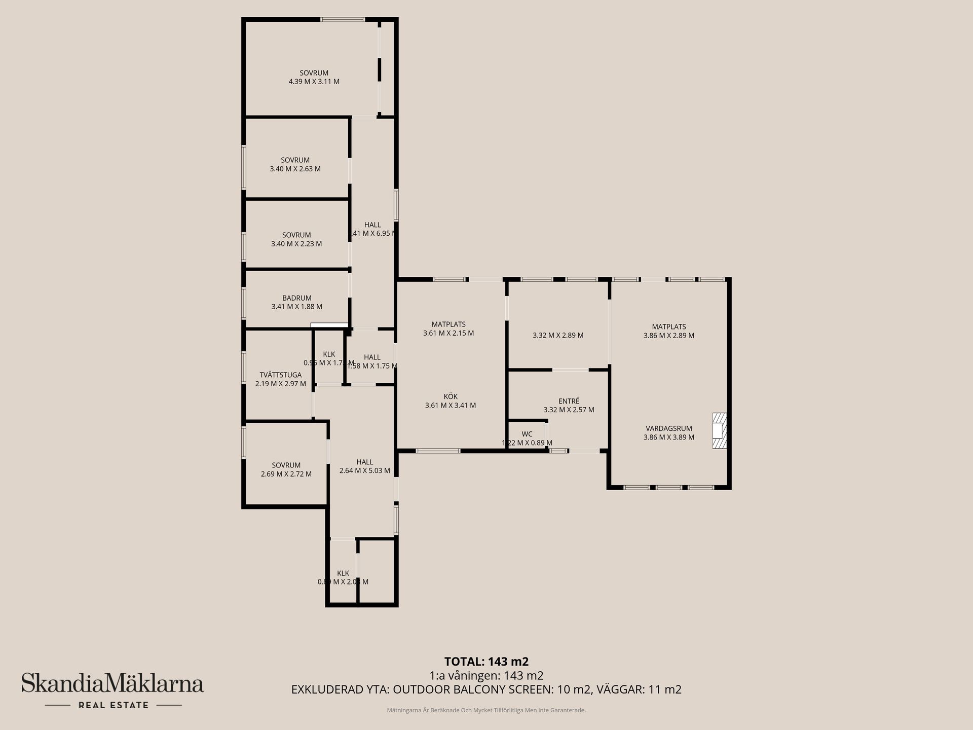 Villa, Klockarevägen 16, Kristianstad