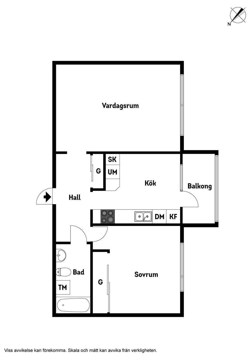Bostadsrätt, Rosengatan 2, Hålabäck, Kungsbacka