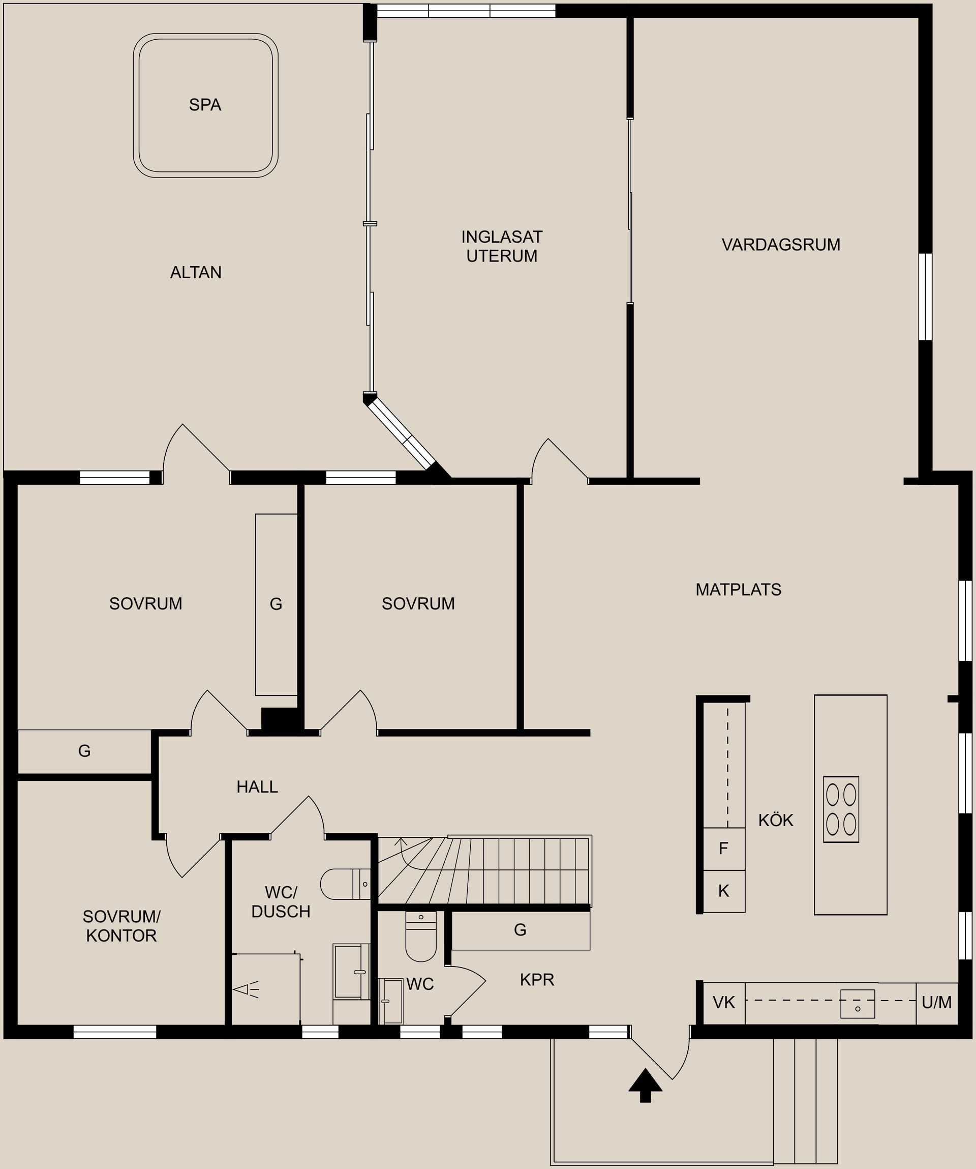 Villa, Herrebrogatan 102, Skarphagen, Norrköping